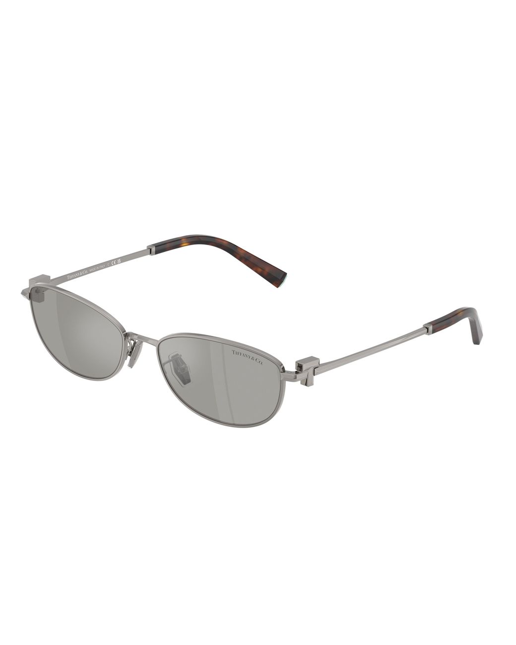 Tiffany & Co Black Tf3115 60036G Sunglasses Steel Round Mirrored