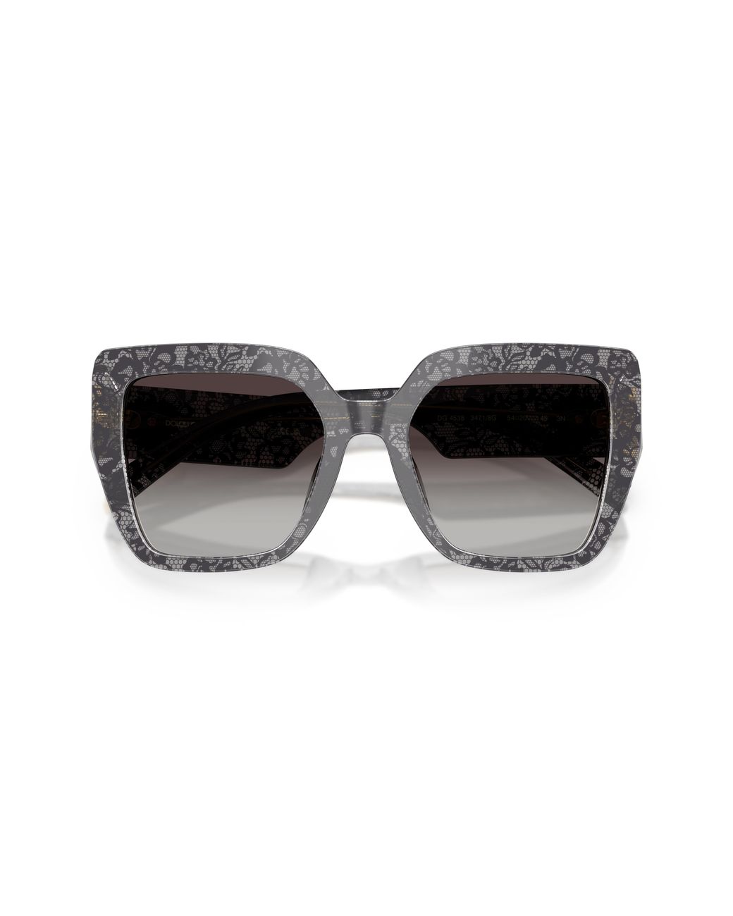 Dolce & Gabbana Black Dg4538 34718G Sunglasses Acetate Squared Normal Nuanced