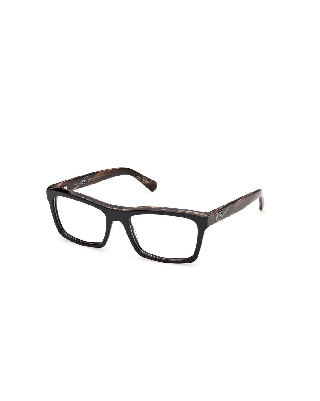 Guess Black Gu50452 1 Optical Frames Acetate Squared Normal for men