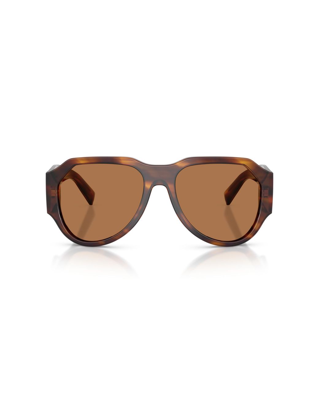 Dolce & Gabbana Black Dg4504 306373 Sunglasses Acetate Bronze Pilot Normal for men