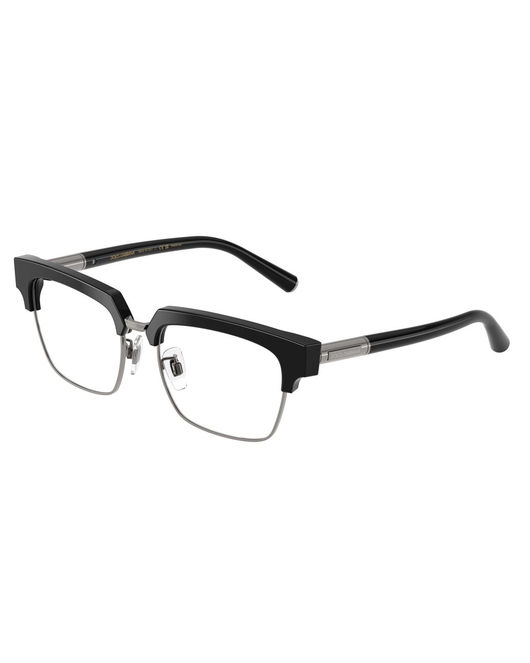 Dolce & Gabbana Black Dg4522 501/M3 Sunglasses Acetate Transparent Squared Transitions Photochromatic for men