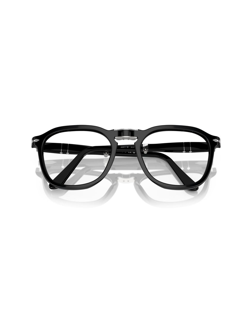 Persol Black Po3345V Rene' 95 Optical Frames Acetate Transparent Squared Normal