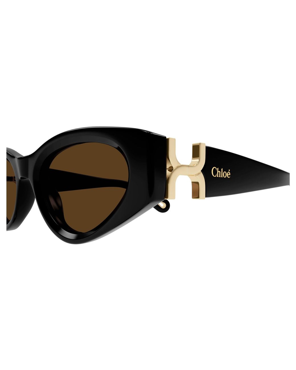 Chloé Black Ch0259S 001 Sunglasses Acetate Cat Eye