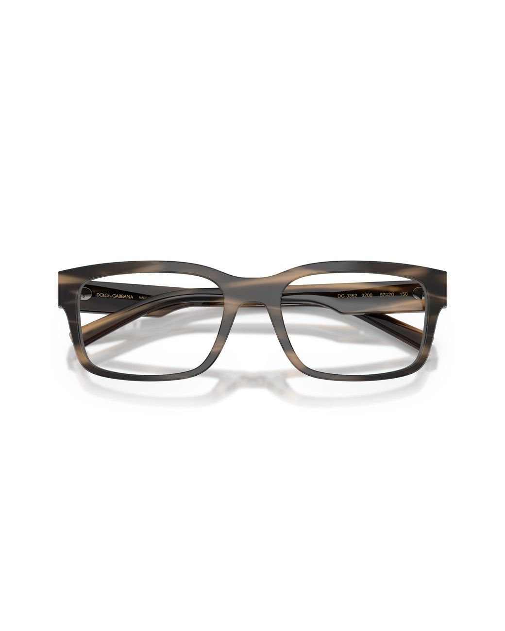 Dolce & Gabbana Black Dg3352 3200 Optical Frames Acetate Squared Normal for men