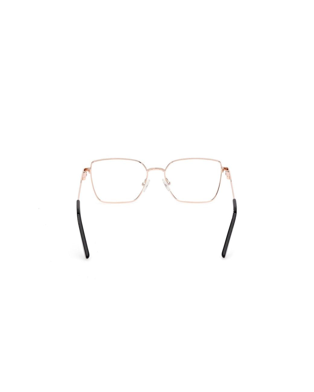Guess Black Gu50168 083 Optical Frames Metal Geometric Normal