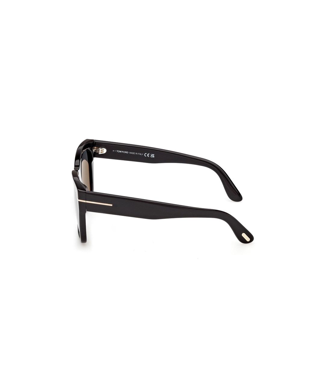 Tom Ford Black Ft1343 Flynn-02 01D Sunglasses Acetate Smoke Butterfly Polarized