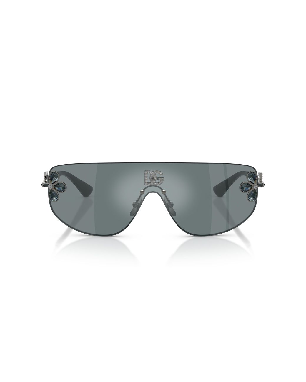 Dolce & Gabbana Black Dg2333B 12866G Sunglasses Metal Squared Mirror