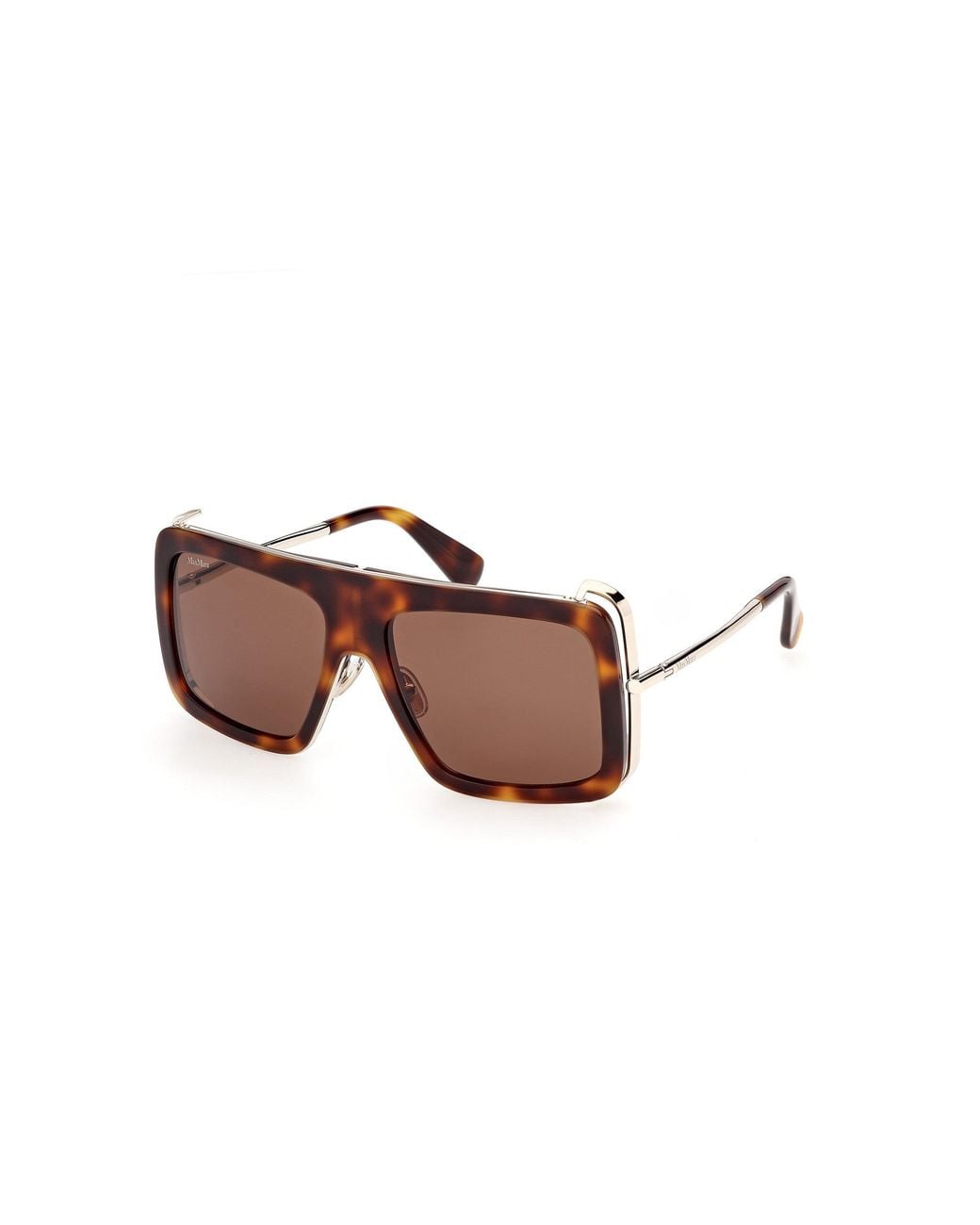 Max Mara Black Mm0119 Jean 52E Sunglasses Acetate Squared Normal