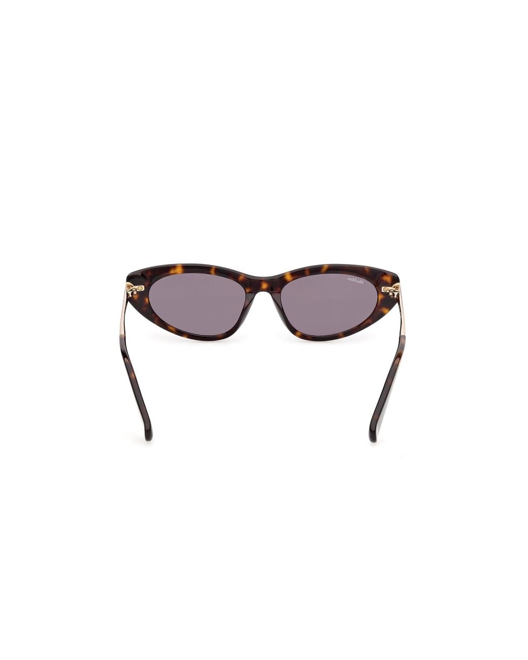 Max Mara Black Mm0214 52A Sunglasses Acetate Smoke Squared Normal