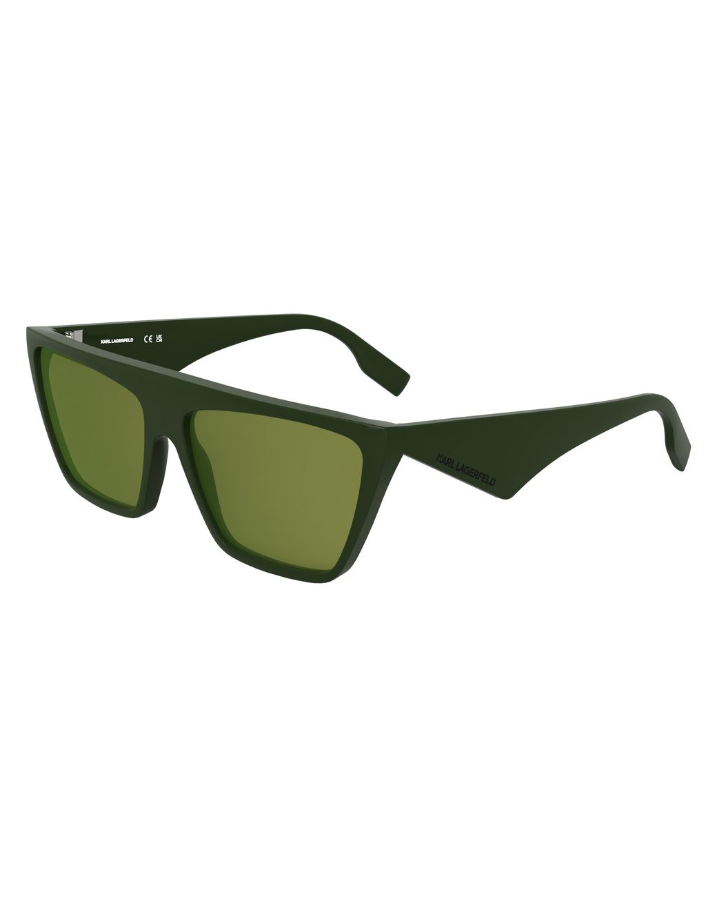 Karl Lagerfeld Green Kl6186S 300 Sunglasses Bio-Inject Squared Normal