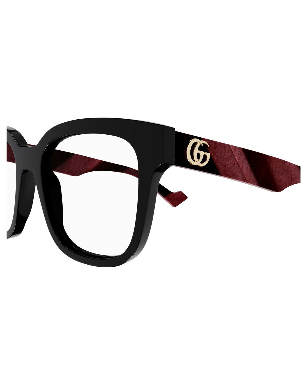 Gucci Black Gg0958O 008 Optical Frames Acetate Squared