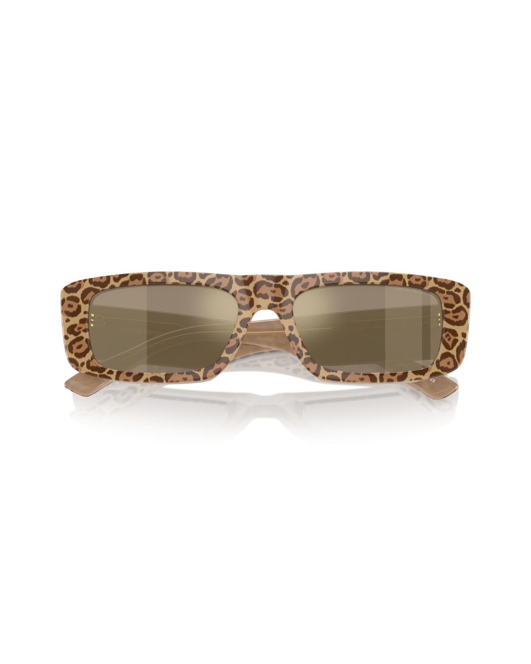 Emporio Armani Black Ea4229U 61195A Sunglasses Acetate Squared Mirrored Mirror for men