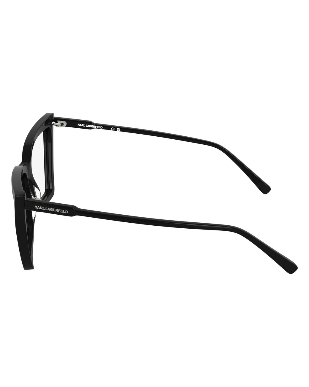 Karl Lagerfeld Black Kl6216 001 Optical Frames Acetate Squared Normal