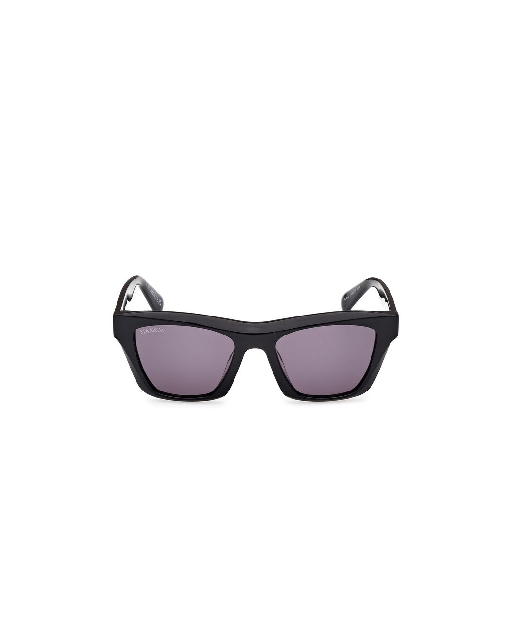 MAX&Co. Black Mo0145 01A Sunglasses Acetate Smoke Squared Normal