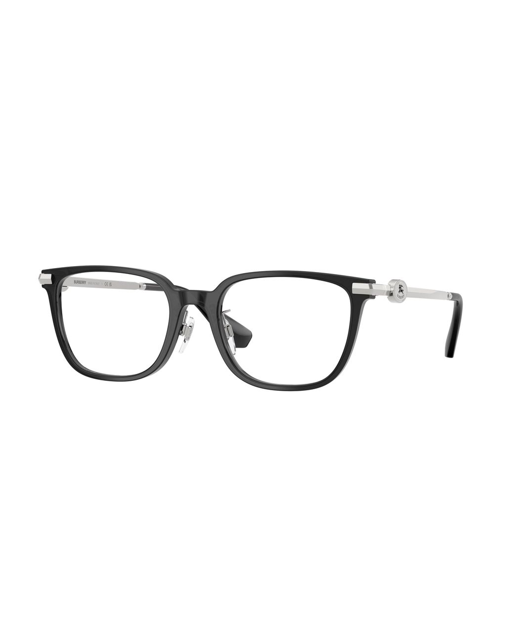 Burberry Black Be2459D 4112 Optical Frames Acetate Transparent Squared Normal