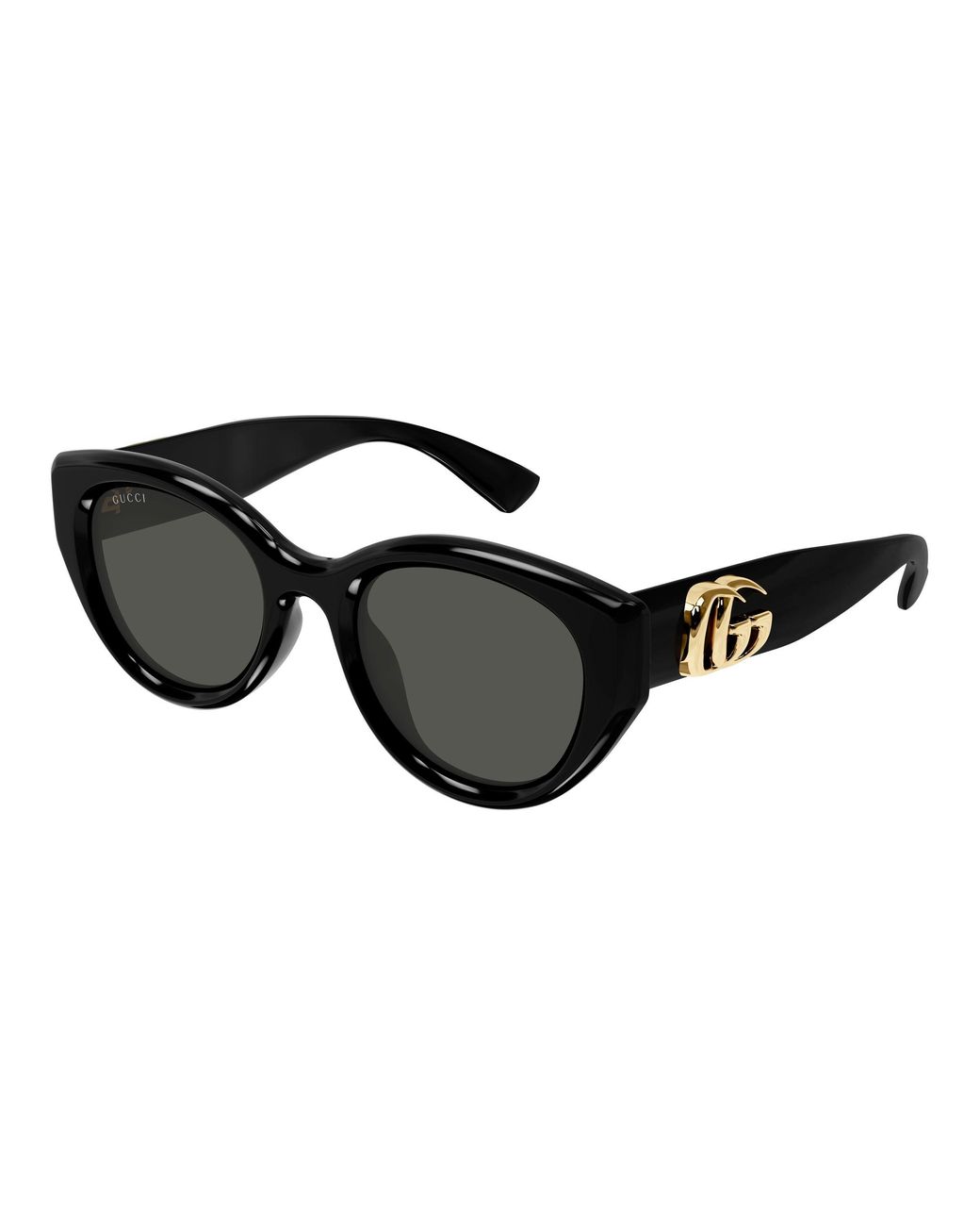 Gucci Black Gg1976Sk 001 Sunglasses Injected Round