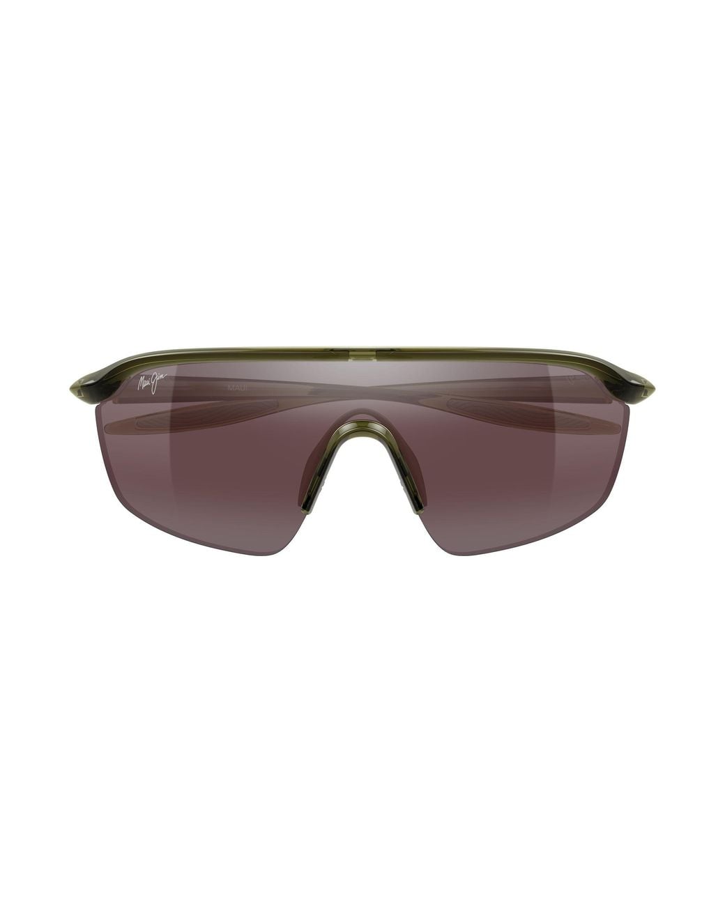 Maui Jim Black Mj0375Sa 005 Occhiali Da Sole Bio-Iniettato Rosa Avvolgente Polarizzata