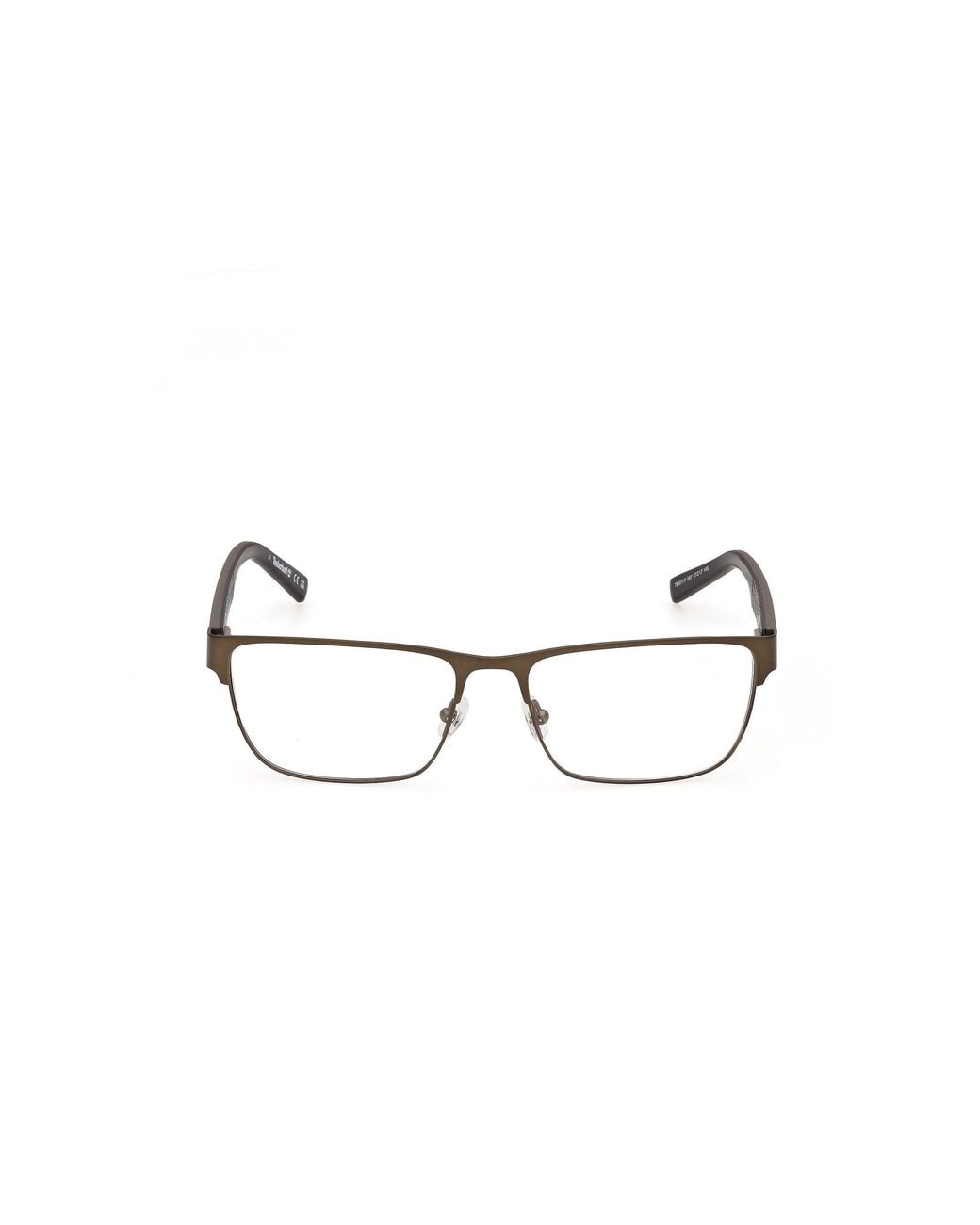 Timberland Black Tb50117 97 Optical Frames Metal Squared Normal for men
