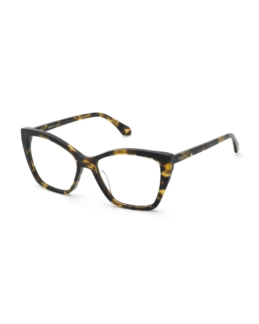 Twinset Black Vtw130 741 Optical Frames Acetate Butterfly