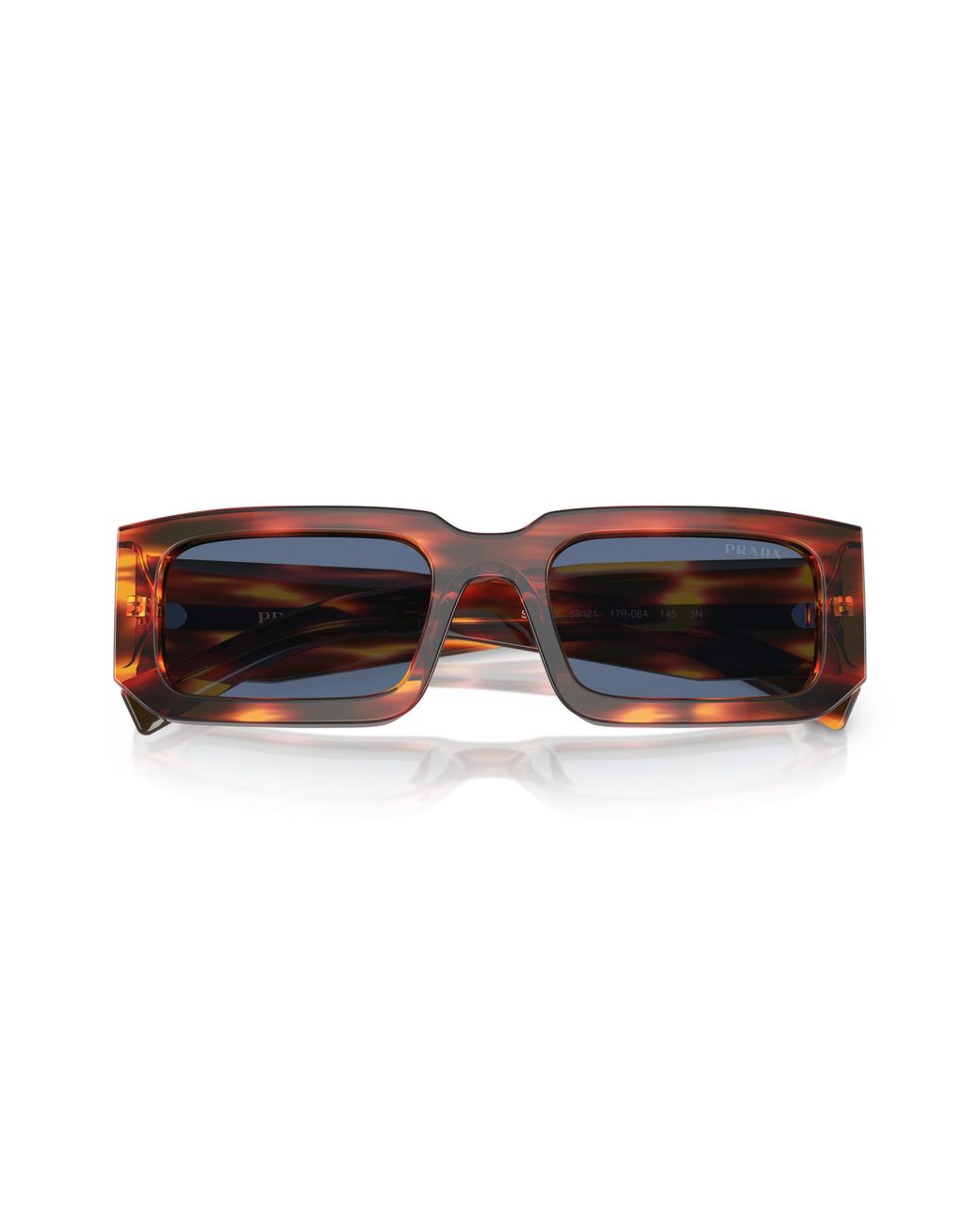 Prada Black Pr 06Ys 17R06A Sunglasses Acetate Squared Normal for men