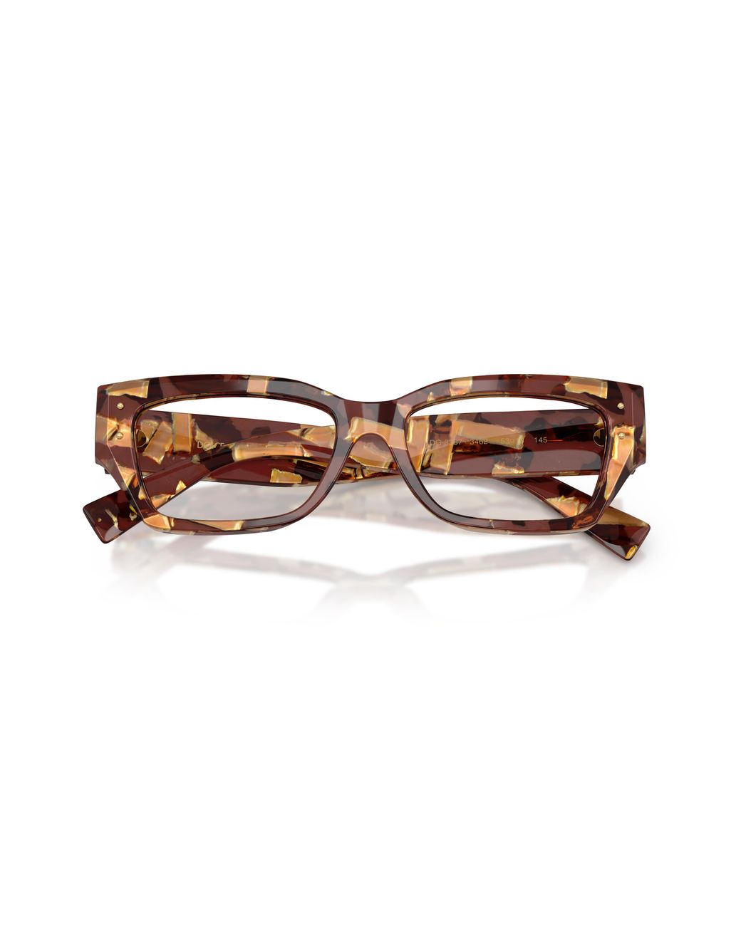 Dolce & Gabbana Black Dg3387 3462 Optical Frames Acetate Squared Normal