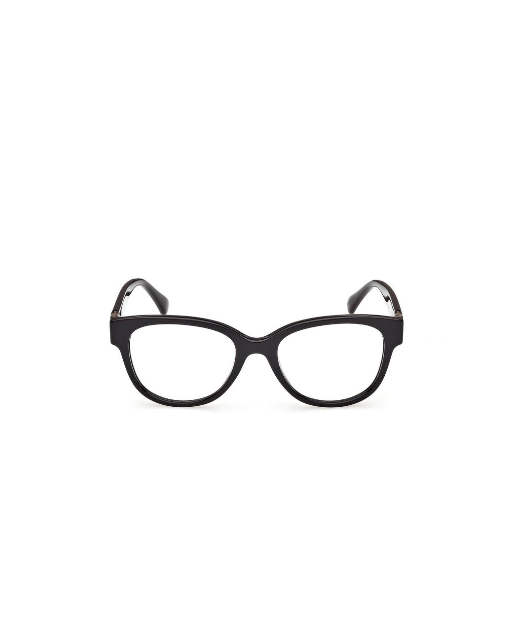 Max Mara Black Mm5229 001 Optical Frames Acetate Round Normal