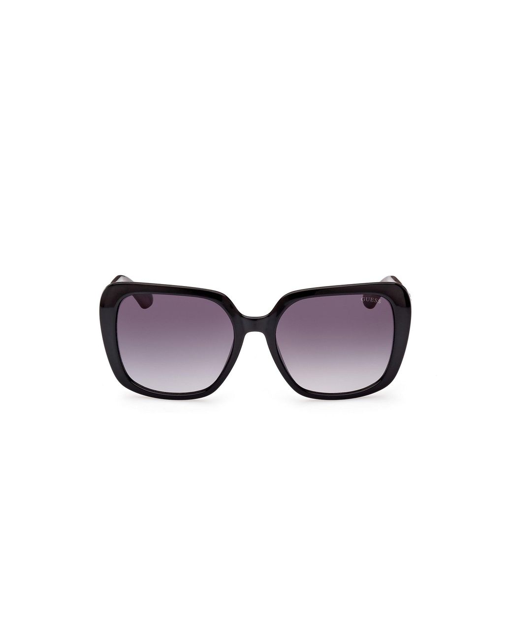 Guess Black Gu7863 05B Sunglasses Injected Smoke Squared Normal Shaded