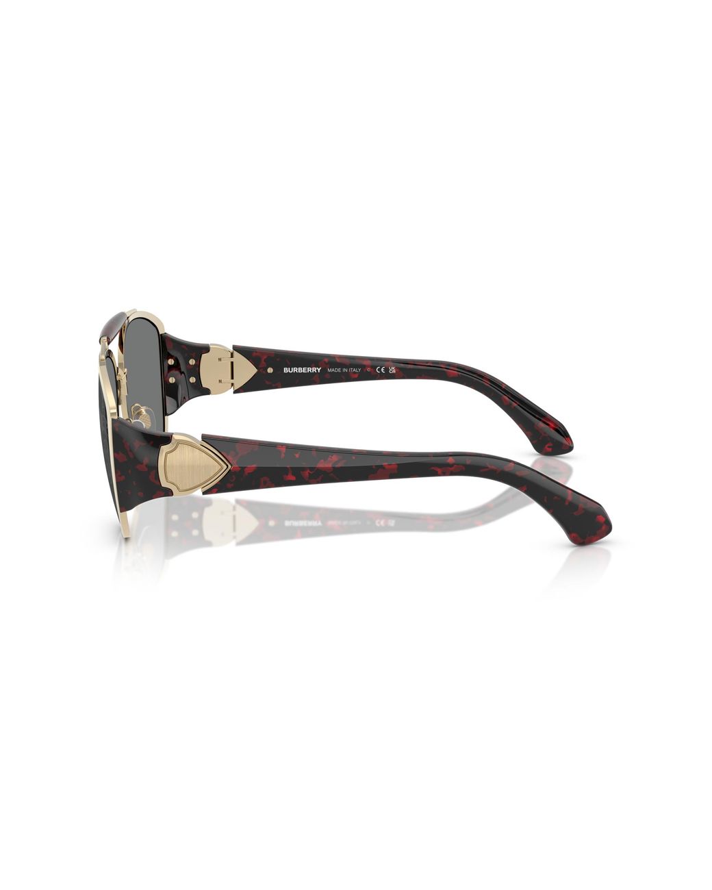 Burberry Black Be3161 1109Ai Sunglasses Metal Pilot Normal