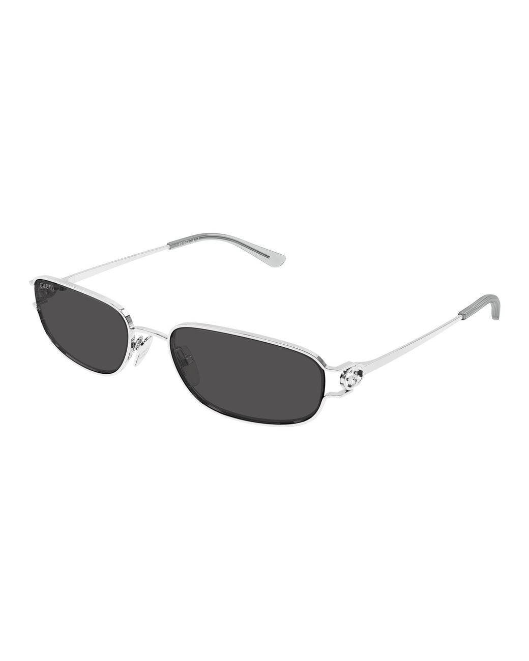 Gucci Black Gg2232S 001 Sunglasses Metal Squared