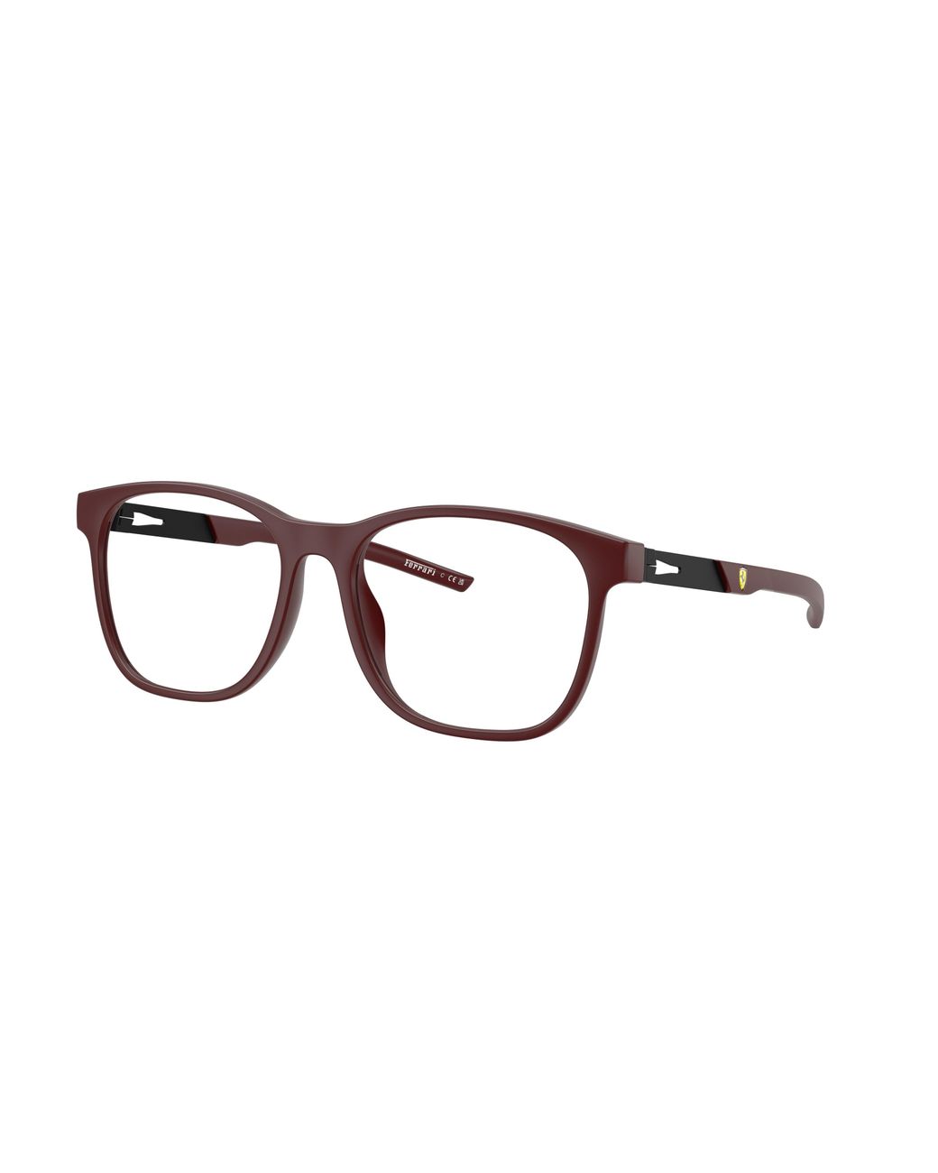 FERRARI SCUDERIA Black Fz8024U 530 Optical Frames Injected Pillow Normal for men