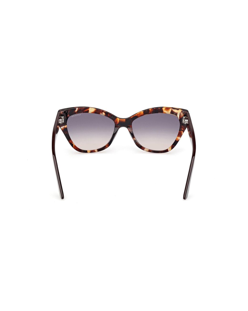 Guess Black Gu00204 52B Sunglasses Acetate Grigio Cat Eye Normal Sfumato