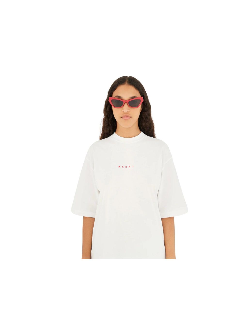 Marni Black 8Af Zelaryth Sunglasses Acetate Geometric