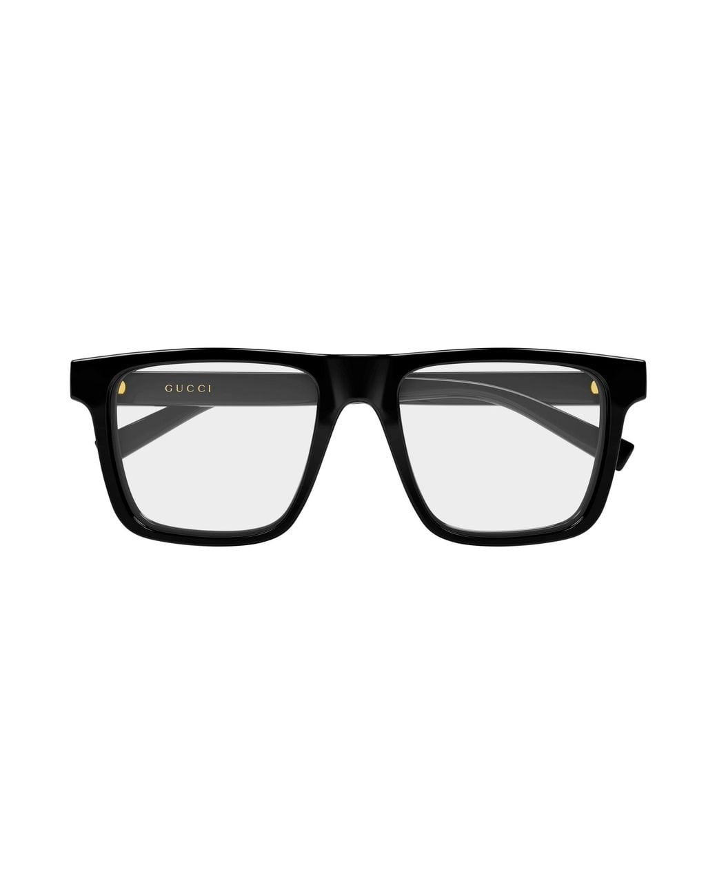 Gucci Black Gg2236O 001 Optical Frames Injected Transparent Squared for men