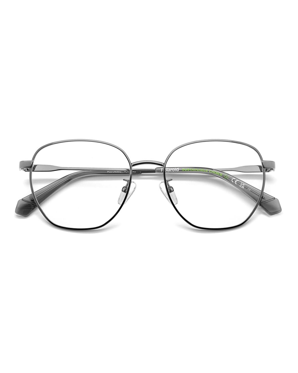 Polaroid Black Pld D509/G Kj1 Optical Frames Metal Geometric for men