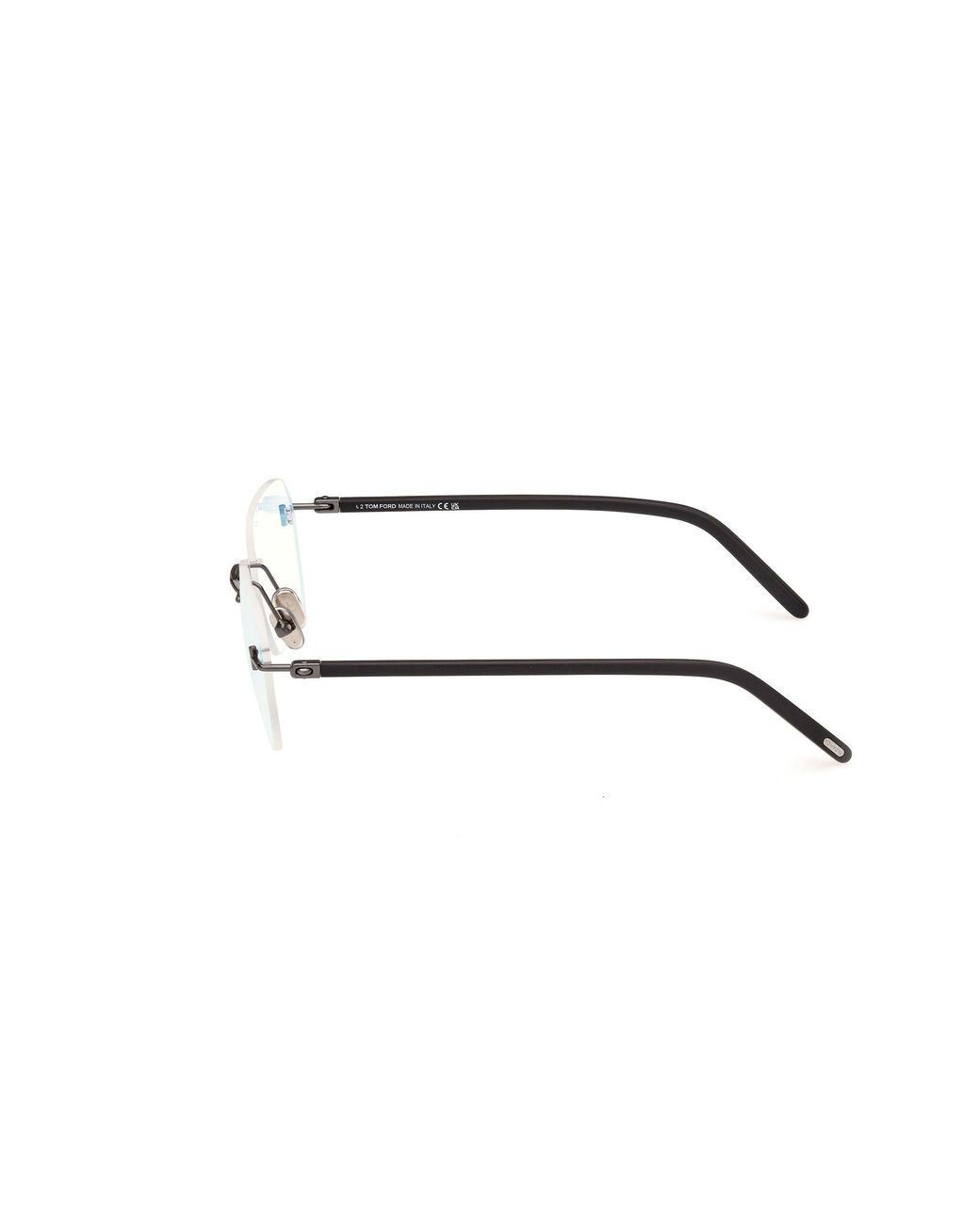 Tom Ford Black Ft5934-B 012 Optical Frames Metal Squared Normal for men