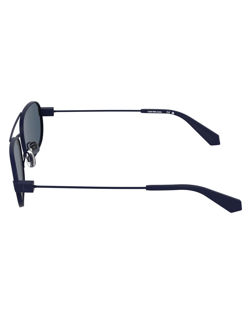 Calvin Klein Black Ckj26202S 400 Sunglasses Metal Round Normal for men