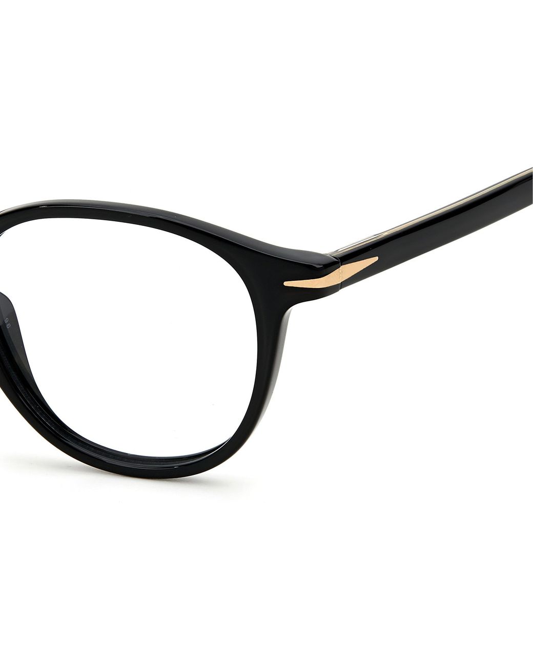David Beckham Black Db 1018 807 Optical Frames Acetate Round for men