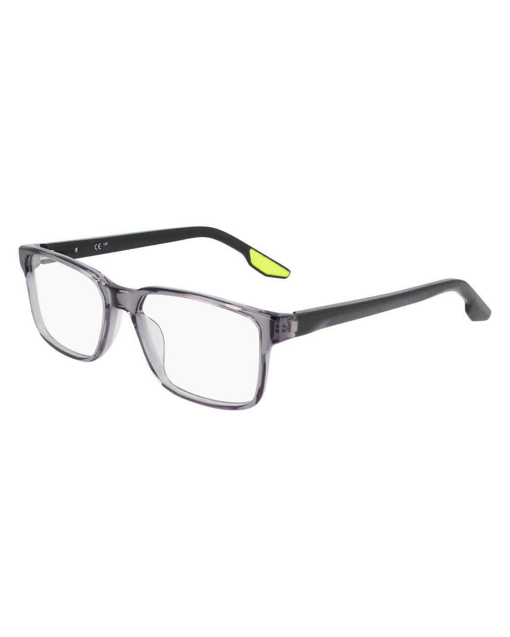 Nike Black 7160 027 Optical Frames Recycled Pet Squared Normal Photochromatic for men