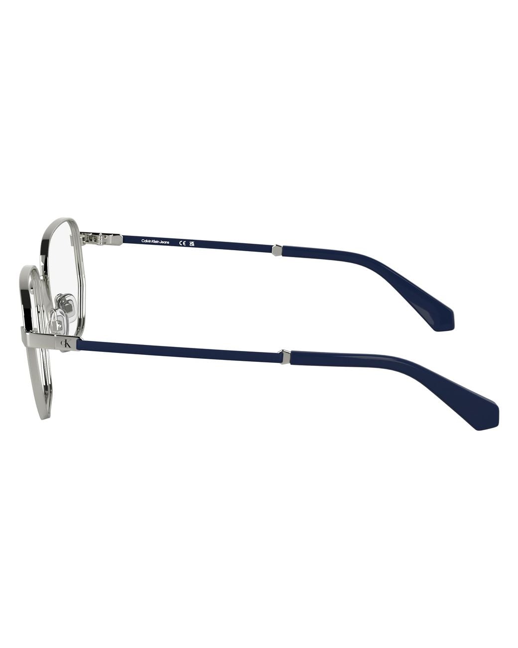 Calvin Klein Black Ckj25203 040 Optical Frames Metal Squared Normal