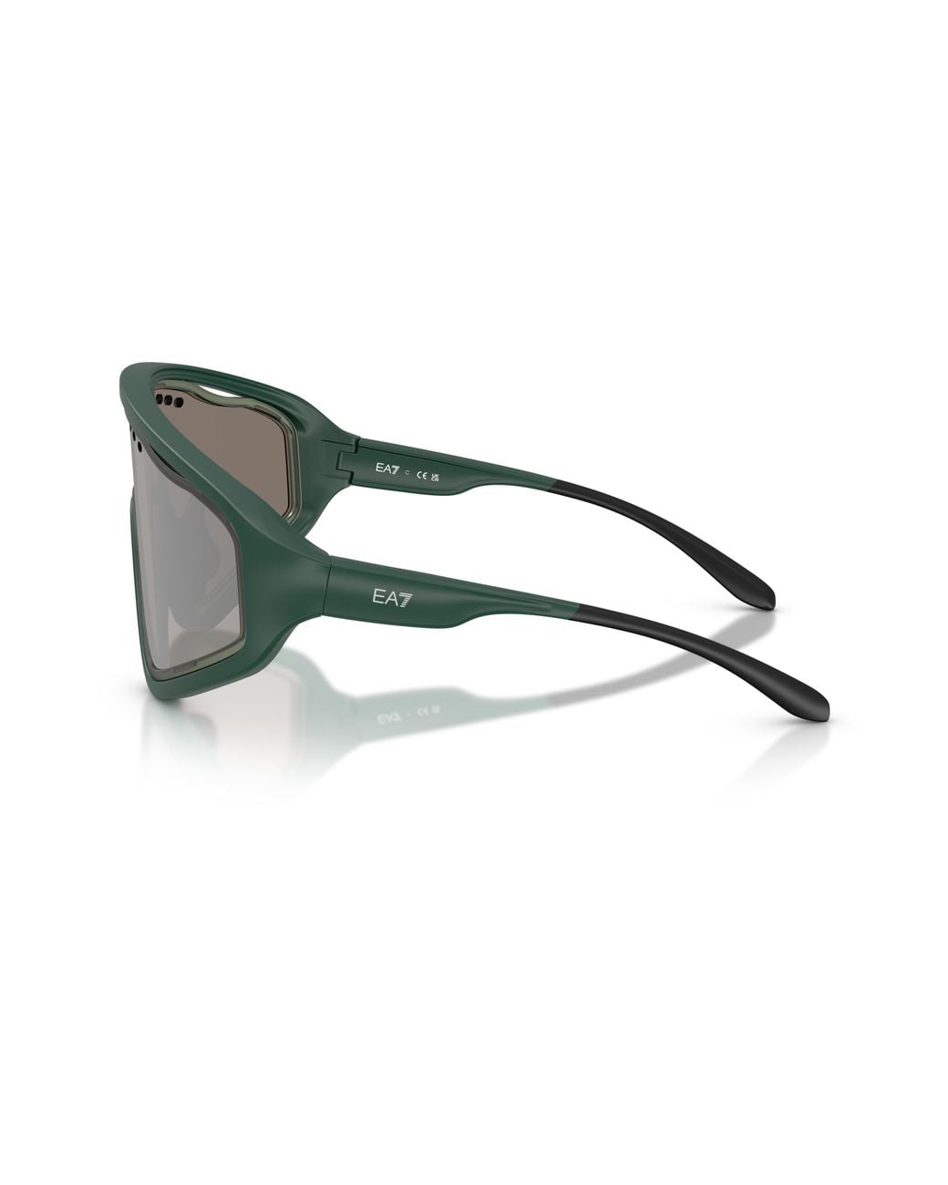 Moncler Black Q74005 63506G Sunglasses Injected Geometric Mirror for men