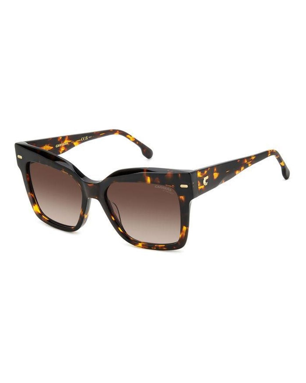 Carrera Black 3037/S 086/Ha Sunglasses Acetate Butterfly Shaded