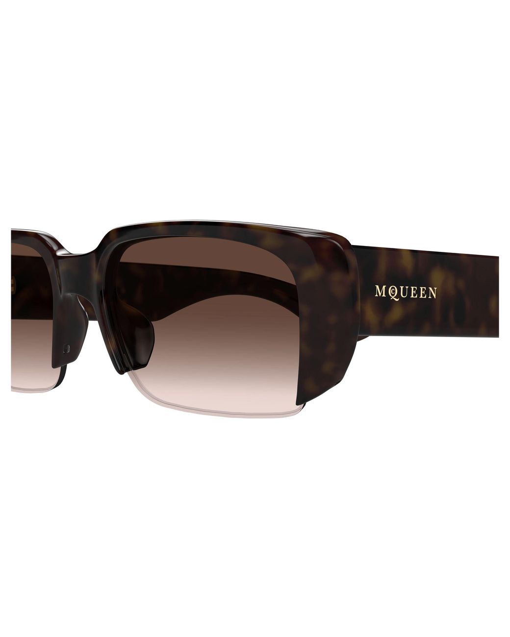 McQueen Black Am0532S 002 Sunglasses Acetate Squared