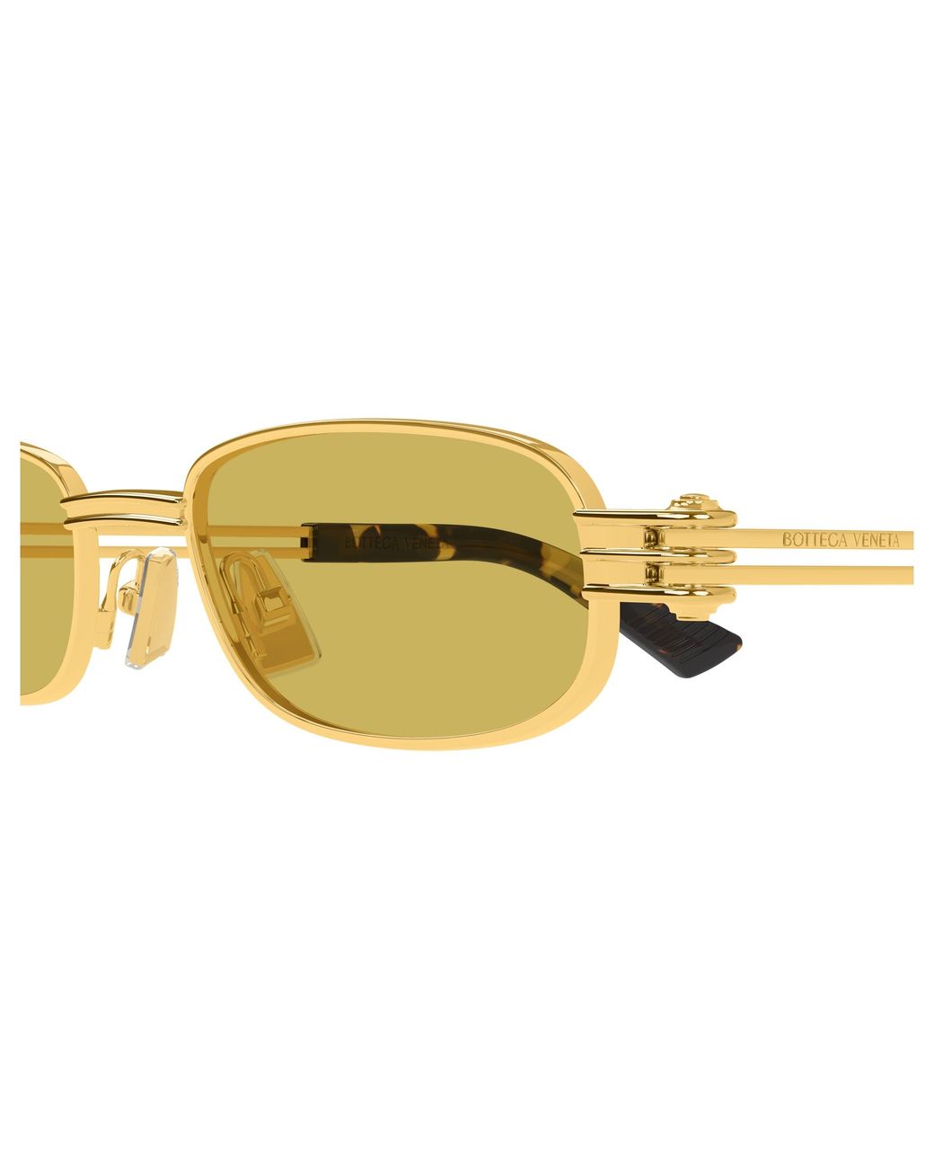 Bottega Veneta Black Bv1381S Metal Sunglasses