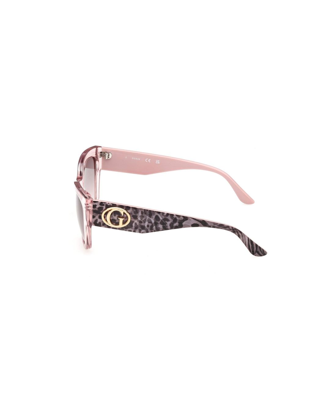 Guess Black Gu00363 72F Sunglasses Injected Squared Normal
