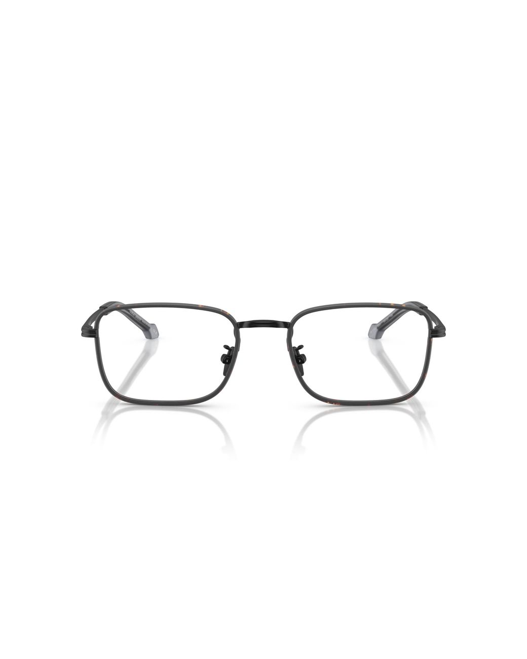 Giorgio Armani Black Ar5152J 3001 Optical Frames Steel Transparent Squared Normal for men