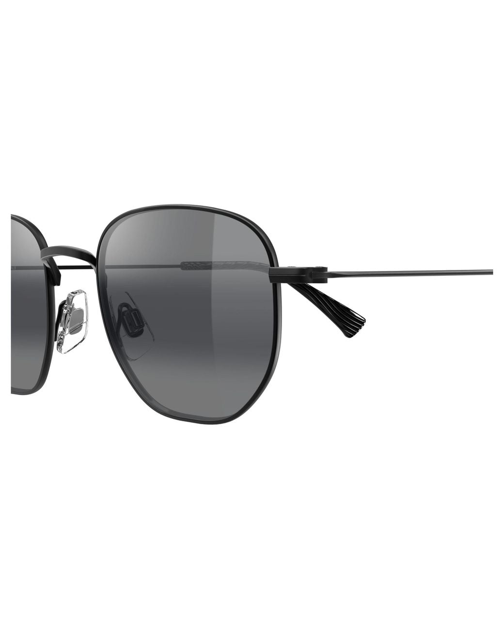 Maui Jim Black Mj0366S 001 Occhiali Da Sole Metallo Grigio Squadrata