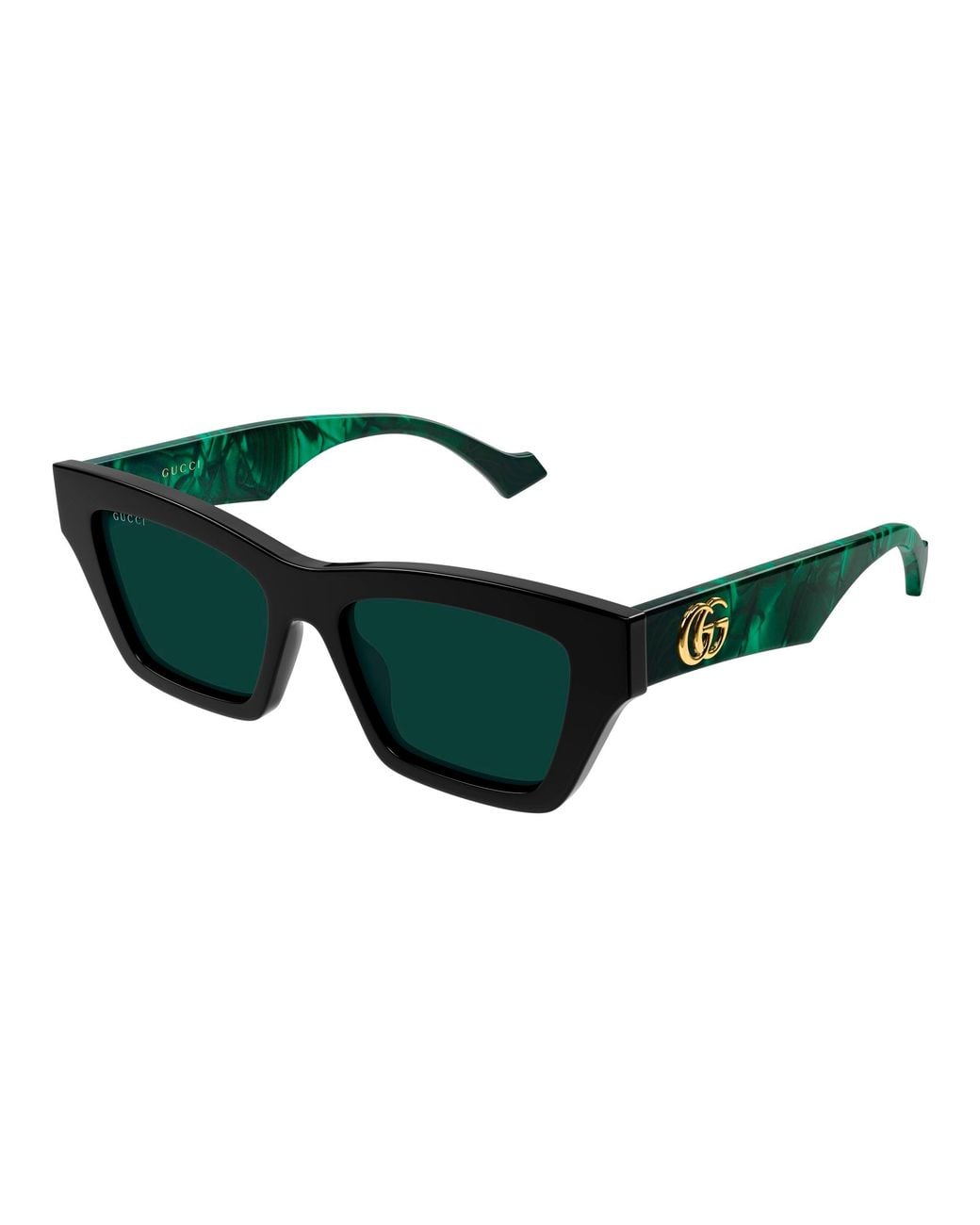Gucci Green Gg1753S 007 Sunglasses Acetate Cat Eye