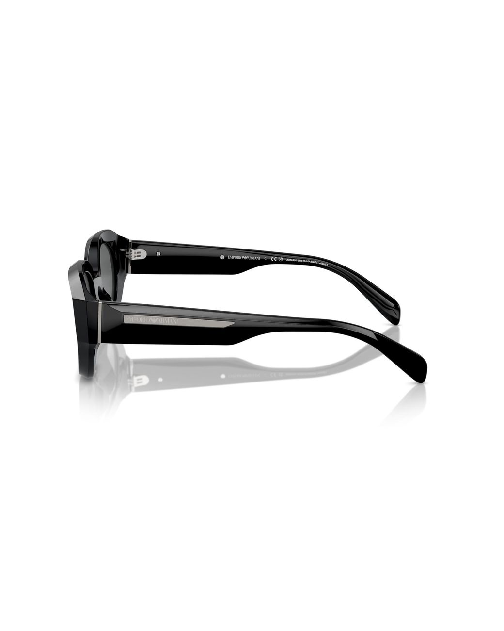 Emporio Armani Black Ea4230U 501787 Sunglasses Acetate Geometric Normal for men