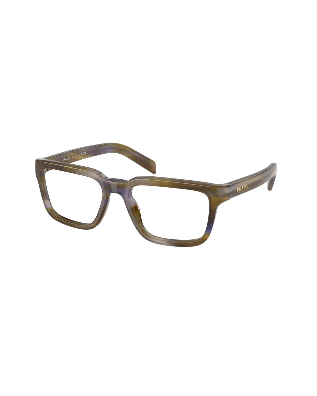 Prada Black Pr D04V 23G1O1 Optical Frames Acetate Transparent Pillow Normal