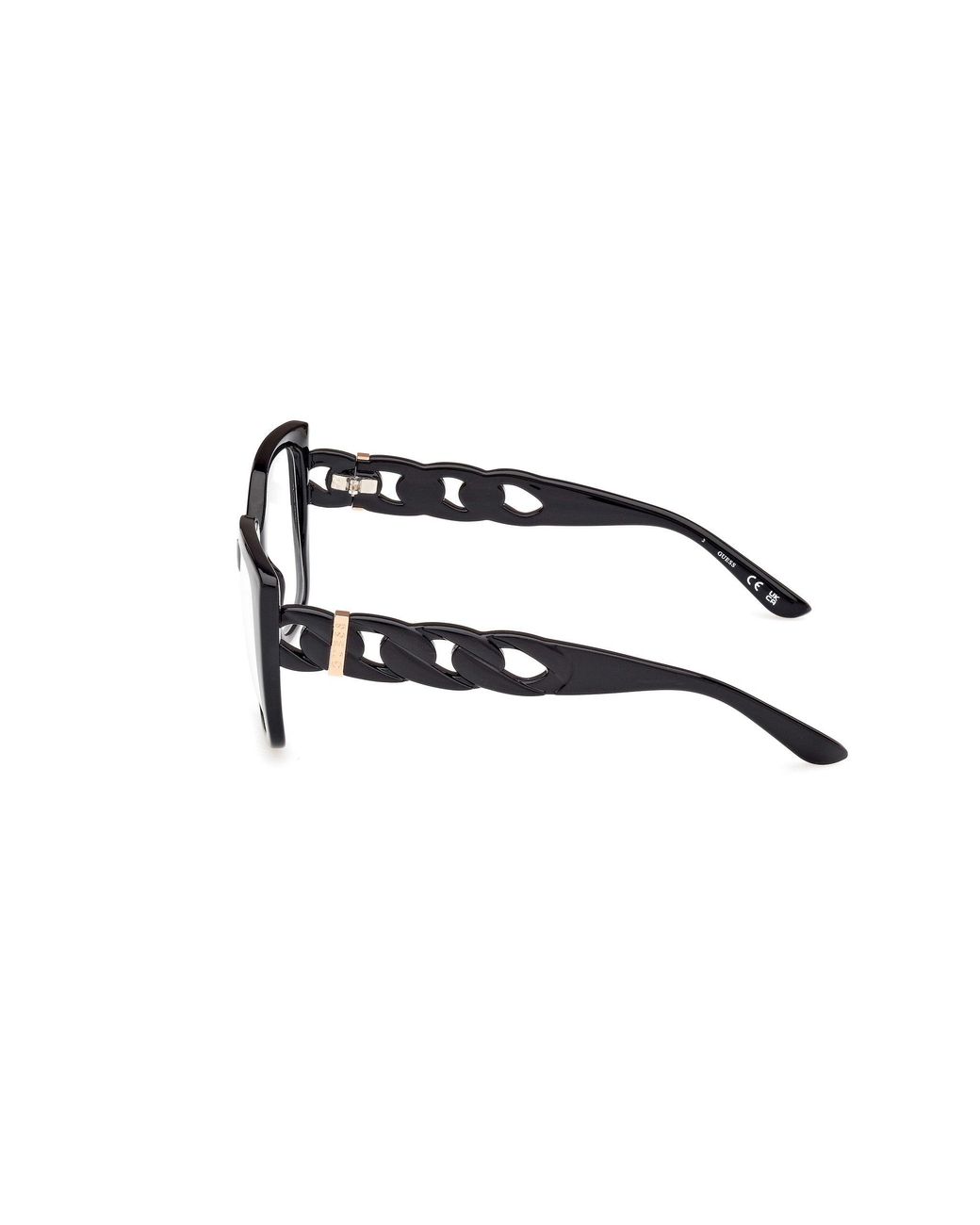Guess Black Gu50118 001 Optical Frames Injected Squared Normal